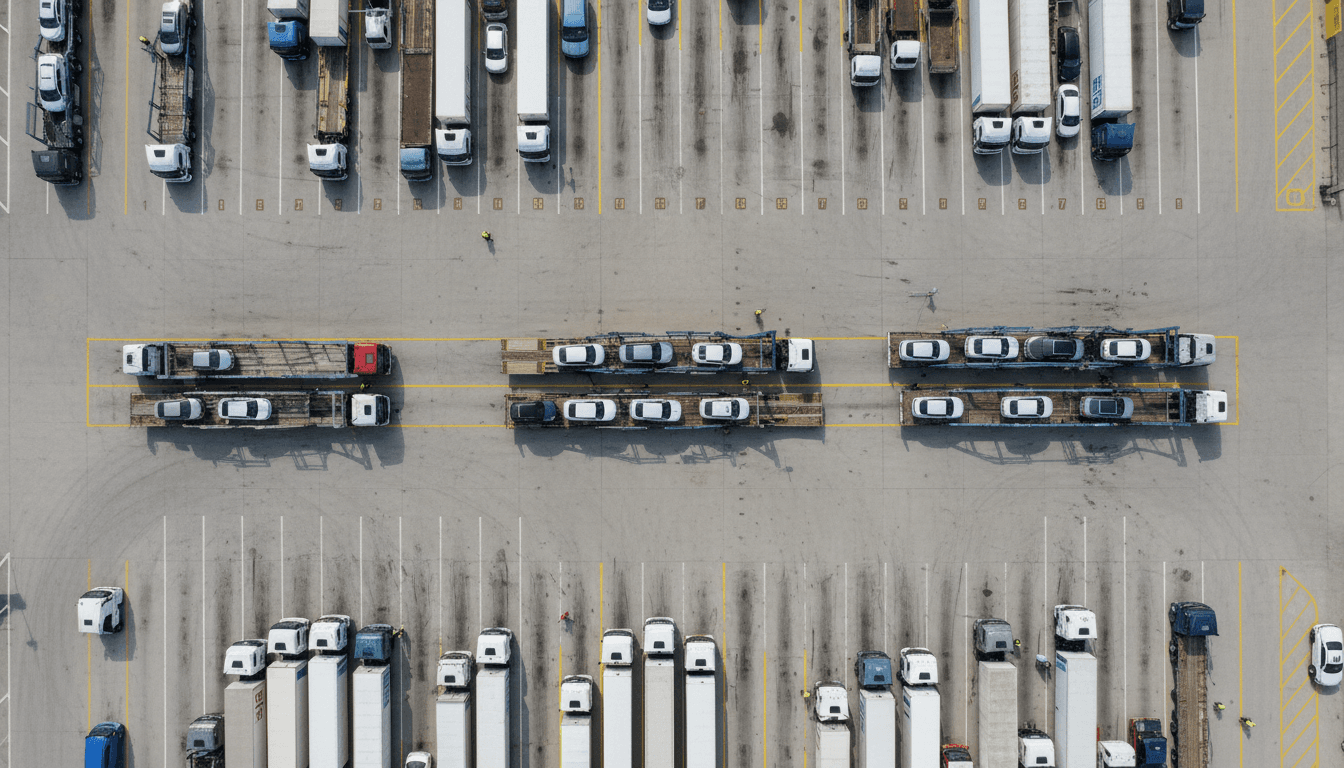 Network of professional truck drivers and carriers