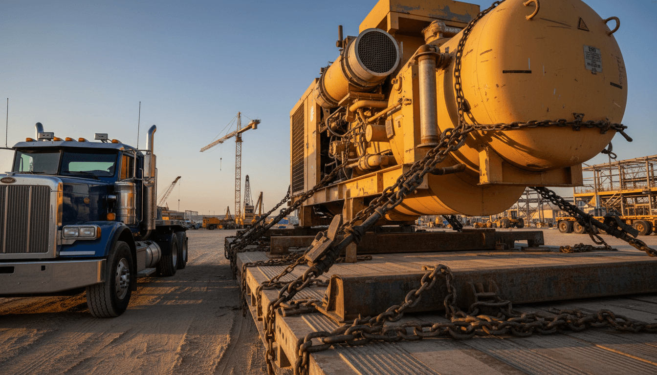 Oversized cargo transportation service